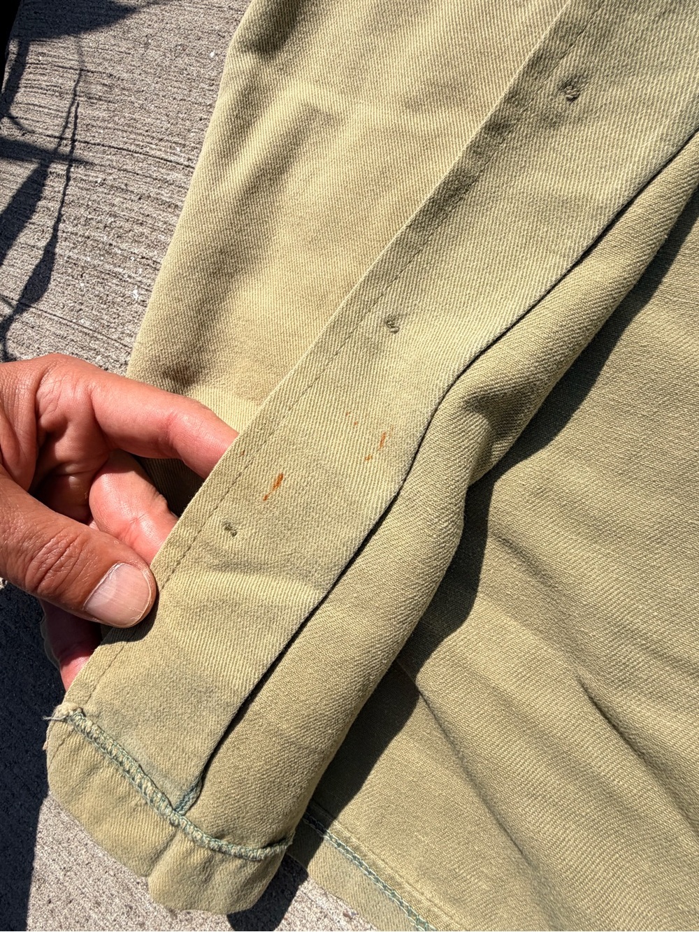 Vintage SEARS “hands off” tan vest size S made I. Hong Kong quality - Picture 10 of 16